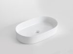 520x300x120mm Gloss White Above Counter Basin