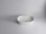 560x350x140mm Gloss White Above Counter Basin