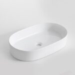 605x380x125mm Gloss White Above Counter Basin