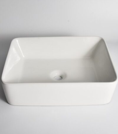 480x370x130mm Gloss White Above Counter Basin