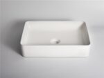 500x355x110mm Gloss White Above Counter Basin