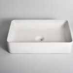 500x355x110mm Gloss White Above Counter Basin