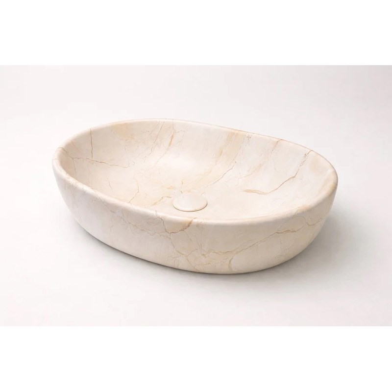 485*350*140mm Matte Stone Marble Above Counter Basin (32mm Nonoverflow) 1 485*350*140mm Matte Stone Marble Above Counter Basin (32mm Nonoverflow)