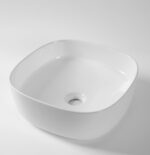 370x370x135mm Gloss White Above Counter Basin