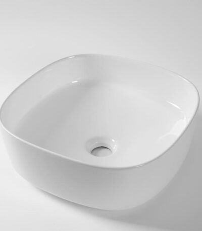 370x370x135mm Gloss White Above Counter Basin