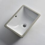 465x335x180mm Gloss White Undermount Basin