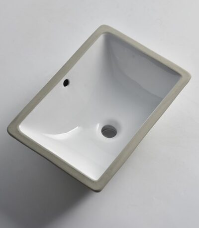 465x335x180mm Matte White Undermount Basin