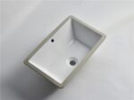 530*340*180mm Gloss White Under Counter Basin(32mm Overflow)