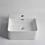 420x400x155mm Gloss White Wall Hung Basin