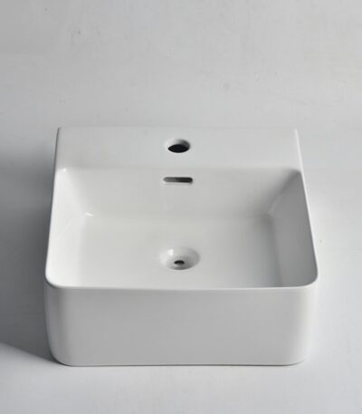 420x400x155mm Gloss White Wall Hung Basin