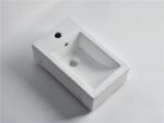 460x280x170mm Gloss White Wall Hung Basin