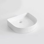 415x365x100mm Gloss White Above Counter Basin