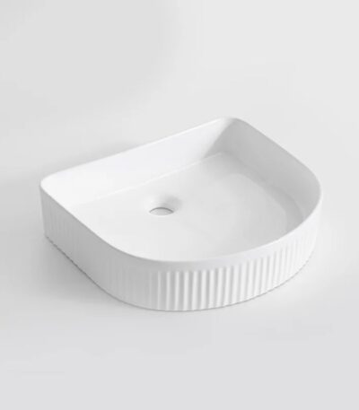 415x365x100mm Gloss White Above Counter Basin