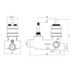 Wall Mixer In-wall Part(Double Functions)