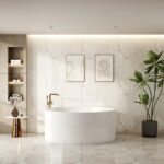 1400*1400*580mm Gloss White Freestanding Acrylic Bathtub