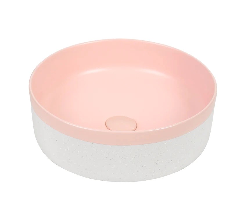 375*375*135mm Color Plus Matte Pink Basin Above Counter Basin(32mm Nonoverflow) 1 375*375*135mm Color Plus Matte Pink Basin Above Counter Basin(32mm Nonoverflow)