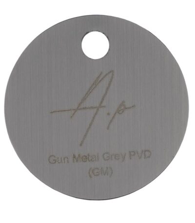 Brushed Gun Metal Grey Color Sample