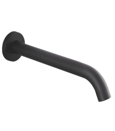 LUCID PIN Series Round Gun Metal Grey Bathtub/Basin Wall Spout(160mm)