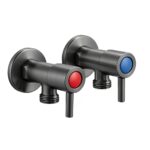 Round Gunmetal Water Stop Valves (One Pair)
