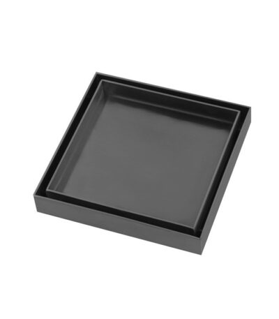 120x120mm Gunmetal Tile Insert Drain