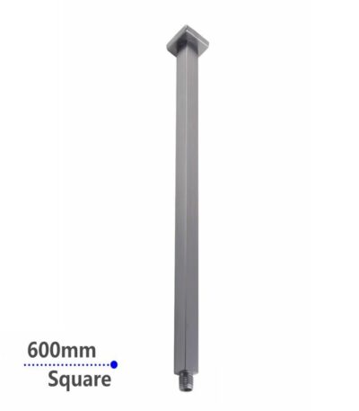 600mm Gunmetal Ceiling Shower Arm