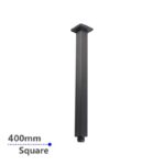 400mm Gunmetal Ceiling Shower Arm