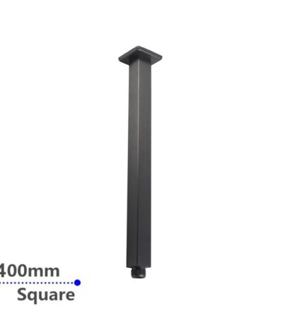 400mm Gunmetal Ceiling Shower Arm