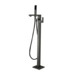 Gunmetal Freestanding Tap with Handheld Shower