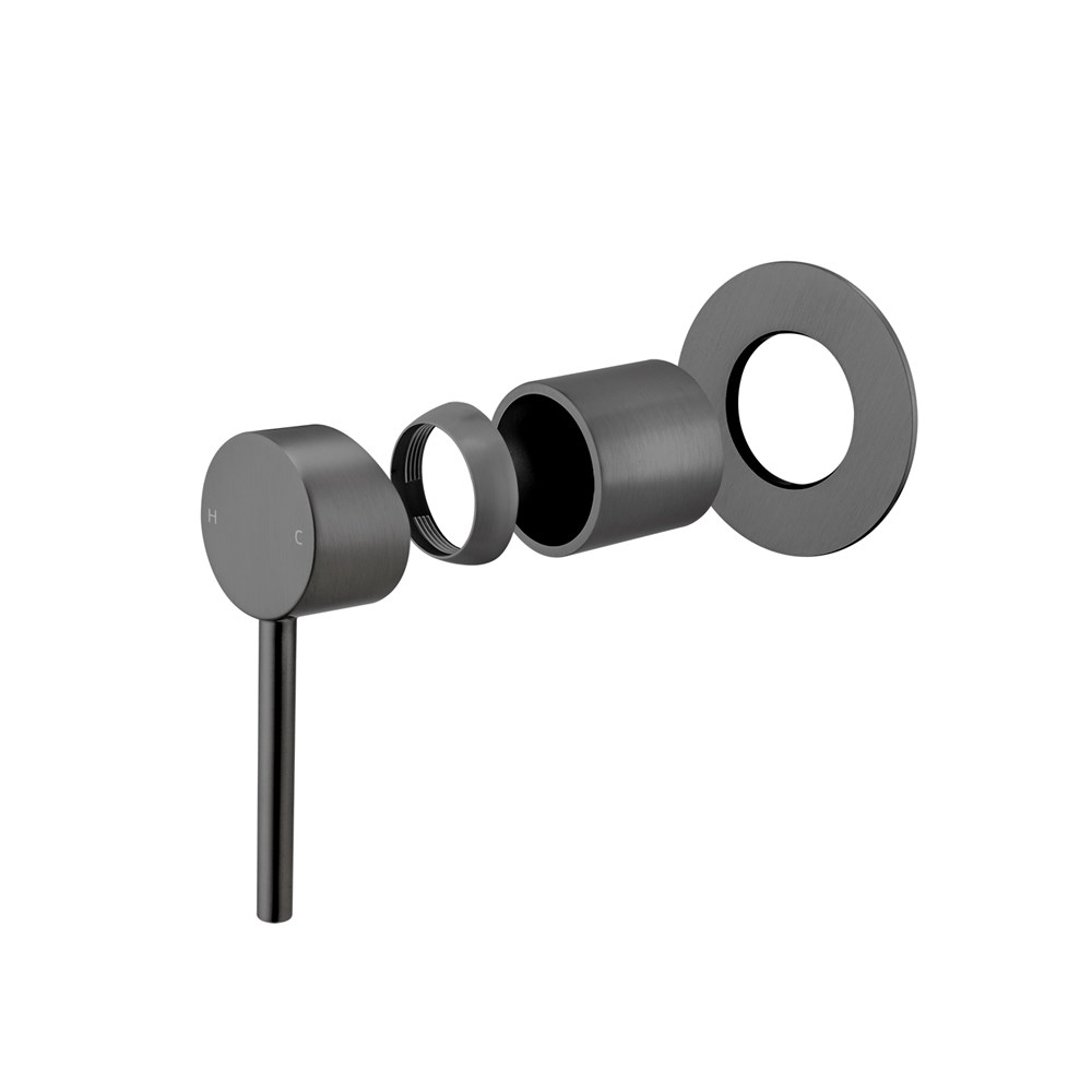 LUCID PIN Gunmetal Wall Mixer Trim Kit Only (match CLPM) 1 LUCID PIN Gunmetal Wall Mixer Trim Kit Only (match CLPM)