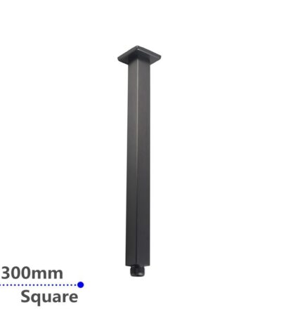 300mm Gunmetal Ceiling Shower Arm