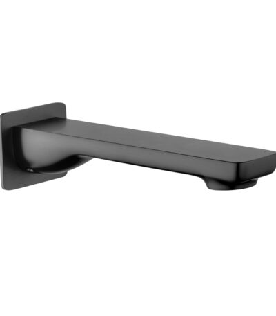 IVANO Series 180mm Gun Metal Grey Bathtub/Basin Wall Spout(with back plate)