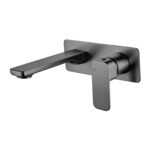IVANO Series Gunmetal Wall Mixer With Spout Trim Kit(match CLPS)