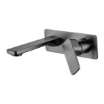 IVANO Series Gunmetal Wall Mixer With Spout Trim Kit(match CLPS)