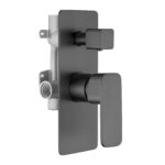 IVANO Series Gun Metal Grey Wall Mixer with Diverter Trim Kit(match CLPD)