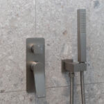 Gunmetal Shower Rail