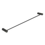 600mm Gunmetal Single Towel Rail