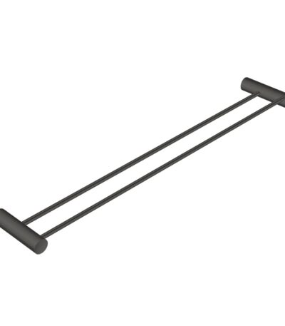 600mm Gunmetal Double Towel Rail