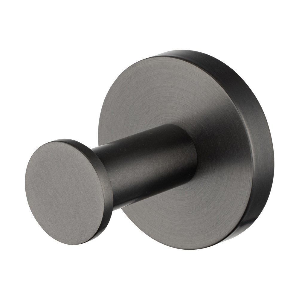 LUCID PIN - Gunmetal Robe Hook 1 LUCID PIN - Gunmetal Robe Hook