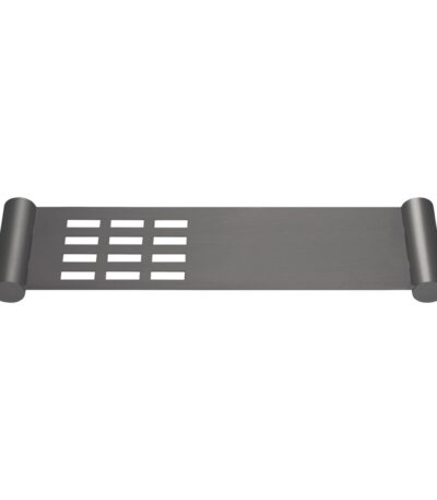 LUCID PIN Series Gun Metal Grey Stainless Steel Towel Shelf