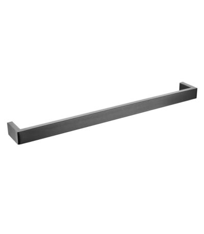IVANO - 600mm Gunmetal Single Towel Rail