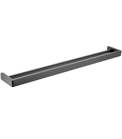 IVANO - 800mm Gunmetal Double Towel Rail