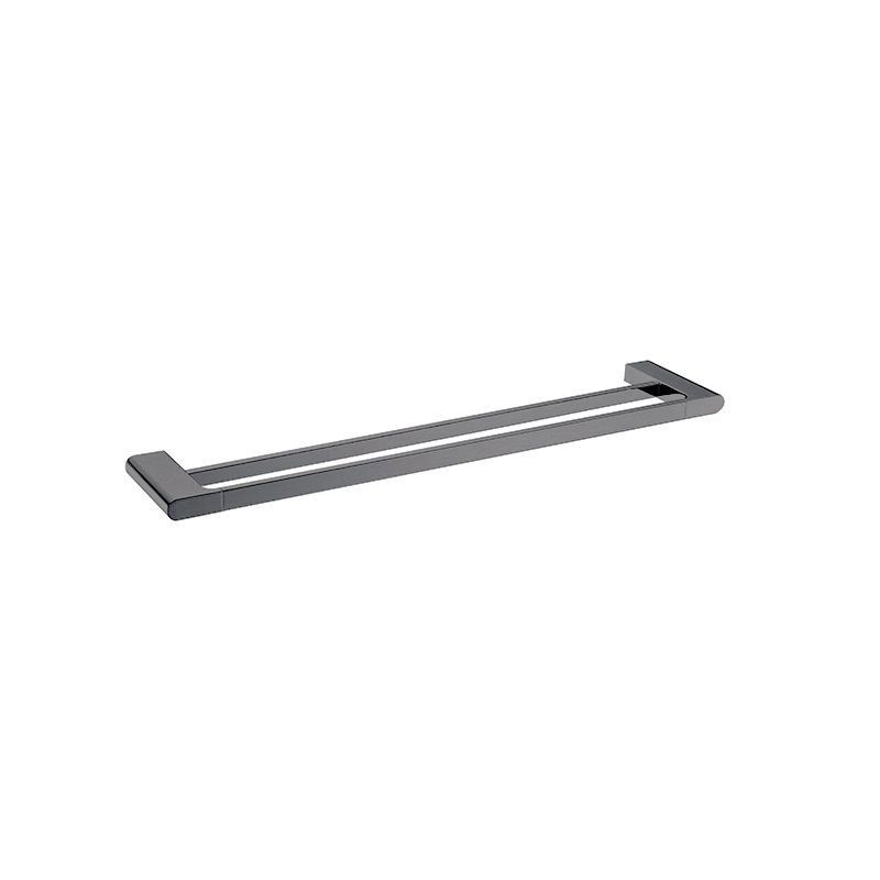 VOG - 600mm Gunmetal Double Towel Rail 1 VOG - 600mm Gunmetal Double Towel Rail