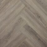 Easi-Plank SPC Herringbone Grey Stone