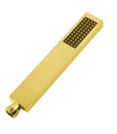 Esperia Square Solid Brass Brushed Yellow Gold Hand Shower Spray