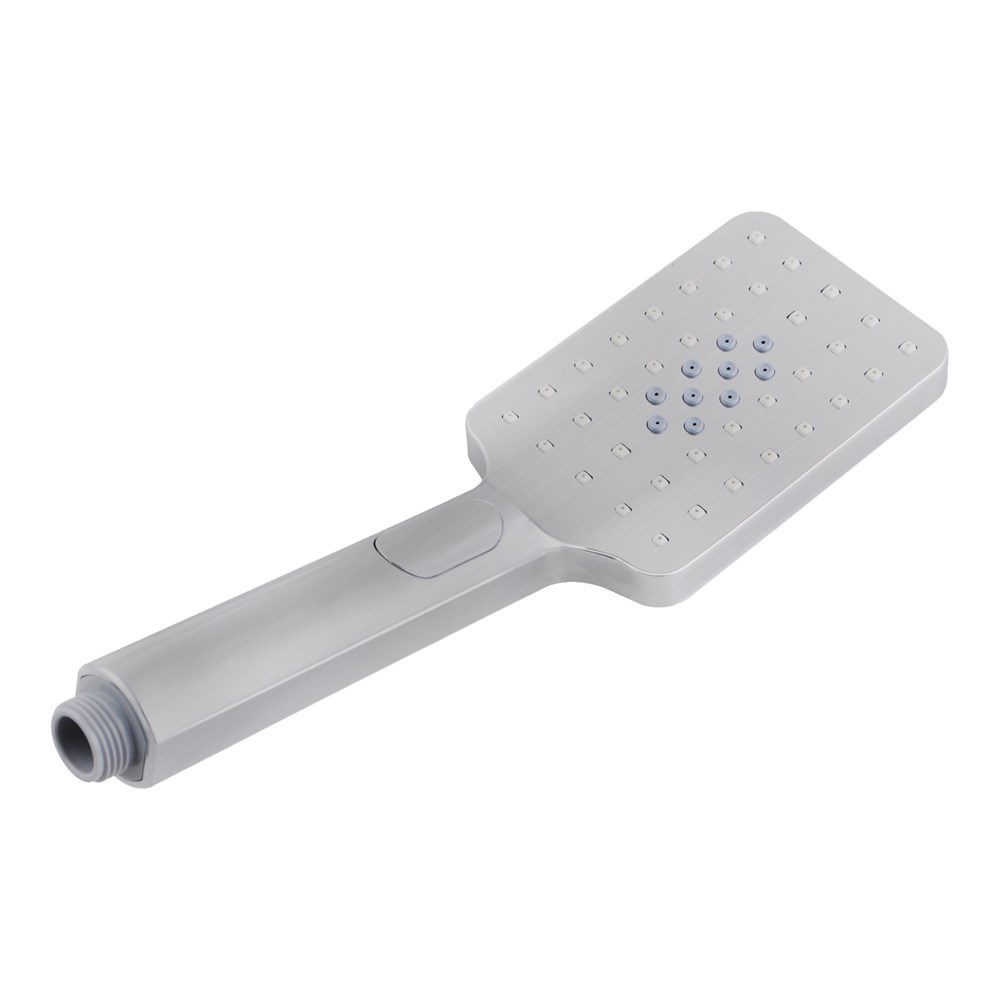 Esperia Square ABS Brushed Nickel Hand Shower Spray 1 Esperia Square ABS Brushed Nickel Hand Shower Spray