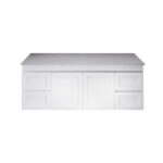 1477*450*550mm Miami Wall Hung Fluted Vanity Cabinet (Single Bowl)