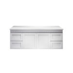 1477*450*550mm Miami Wall Hung Fluted Vanity Cabinet (Single Bowl)