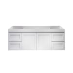 1477*450*550mm Miami Wall Hung Fluted Vanity Cabinet (Single Bowl)