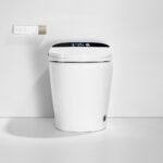 675*395*495mm White Free Arrangement Instant Heating Smart Toilet