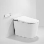 684*390*473mm White Instant Heating Jet Siphon Type Flushing Smart Toilet